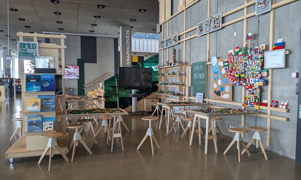 Byggeudfordring i LEGO-værkstedet